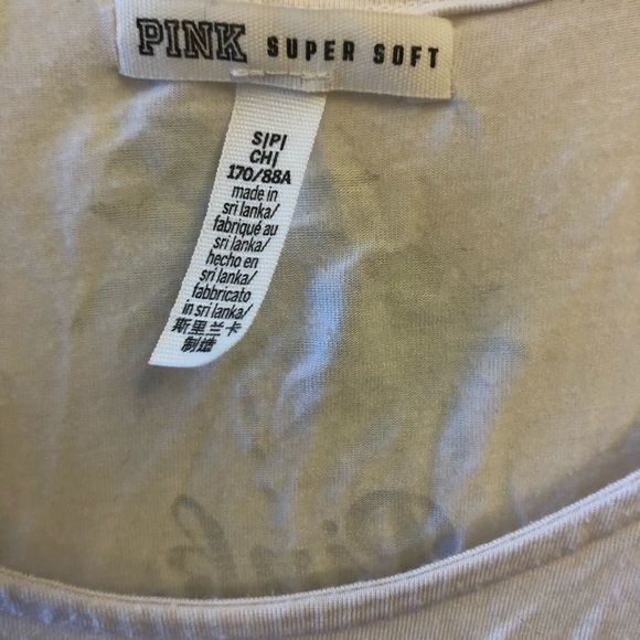 VS PINK Seas the Day Palm Tree Tank Top SZ. S - Picture 5 of 5